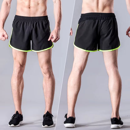 Men Running Shorts Sports Jogging Training Marathon Short Pants Quick Dry Fitness Workout Loose Sportswear Walking Custom Logo