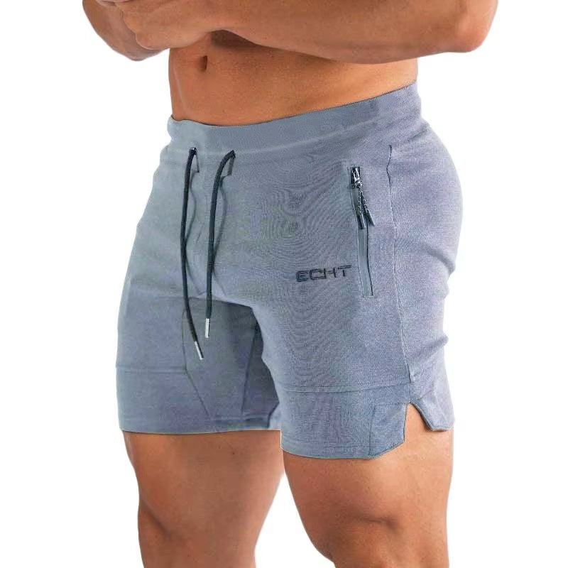 Men Running Sport Shorts Gym Fitness Workout Training Sportswear Male Short Pants Knee Length Beach Sports Sweatpants Bottoms