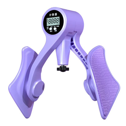 Digital Thigh Master Exerciser Strength Adjustable Pelvic Floor Training Device Battery Powered Men Women Yoga Fitness Equipment