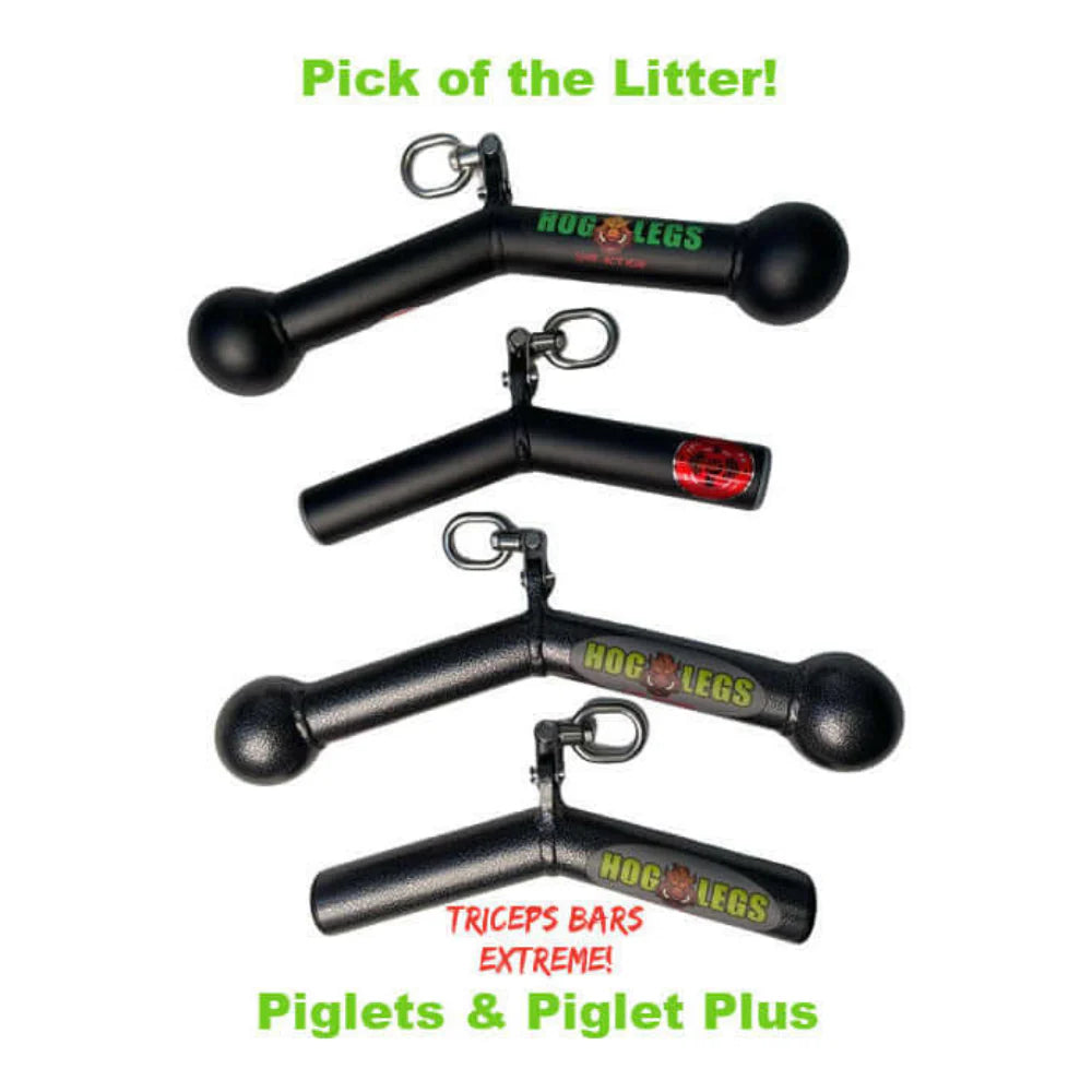 HOG LEGS 'Piglet Plus' Triceps Bar Has Balls of Steel!