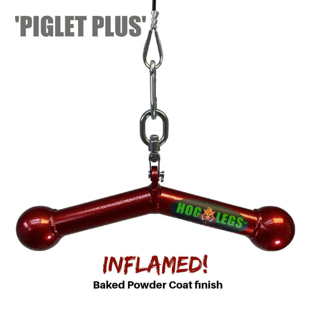 HOG LEGS 'Piglet Plus' Triceps Bar Has Balls of Steel!