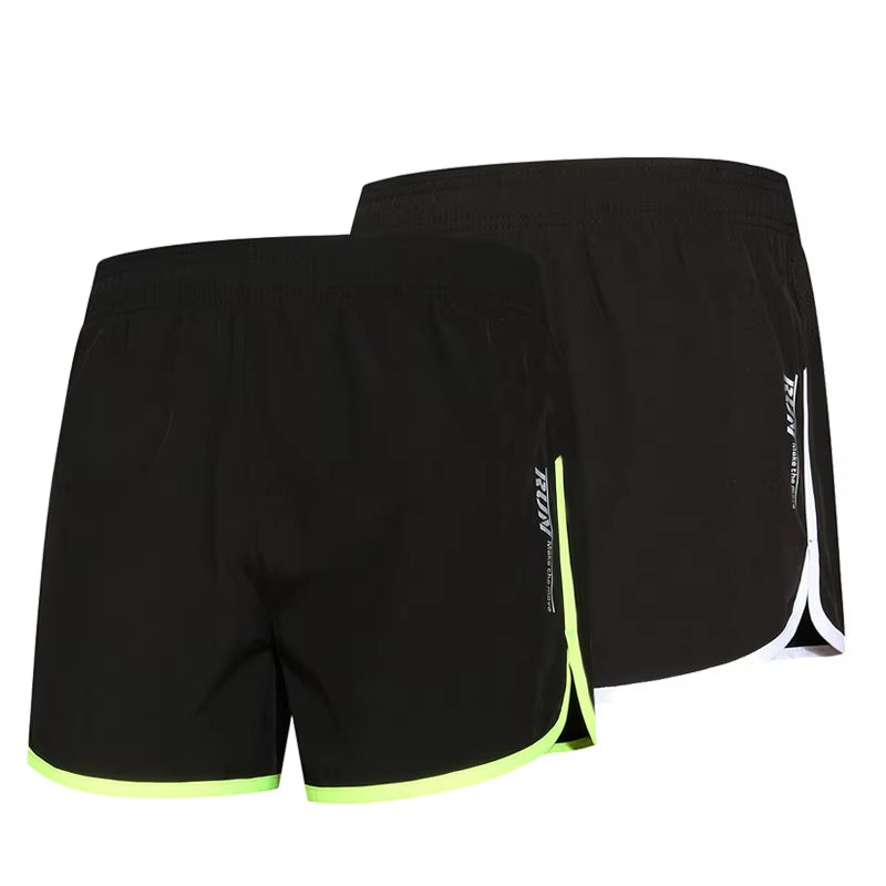 Men Running Shorts Sports Jogging Training Marathon Short Pants Quick Dry Fitness Workout Loose Sportswear Walking Custom Logo