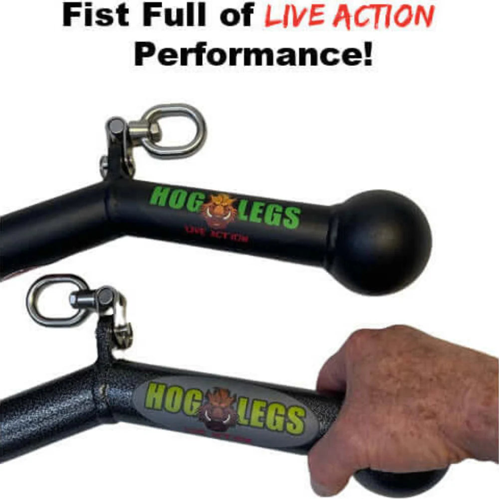 HOG LEGS 'Piglet Plus' Triceps Bar Has Balls of Steel!