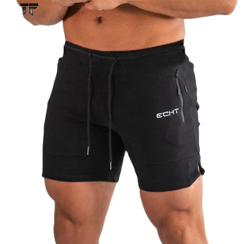 Men Running Sport Shorts Gym Fitness Workout Training Sportswear Male Short Pants Knee Length Beach Sports Sweatpants Bottoms