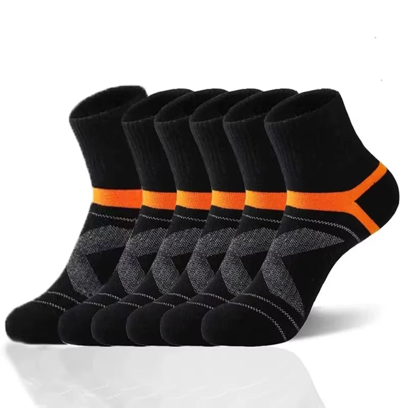 3/5/10 Pairs High Quality Men Socks Black Sports Socks Casual Soft Running Four Season Absorb Sweat Breathable Male Sock