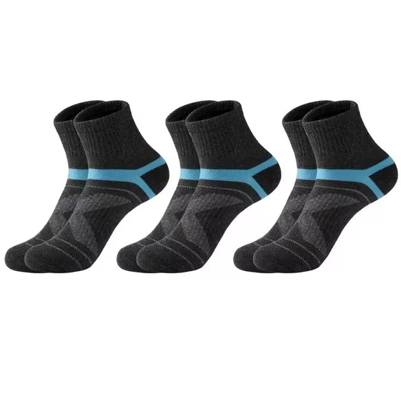 3/5/10 Pairs High Quality Men Socks Black Sports Socks Casual Soft Running Four Season Absorb Sweat Breathable Male Sock